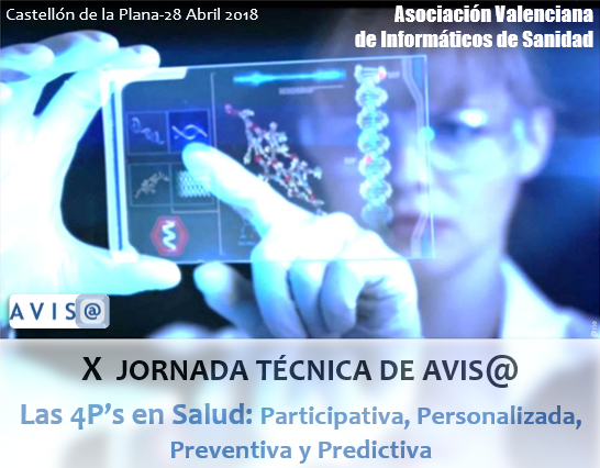 X Jornada Técnica "Las 4Ps en salud: Participativa, Personalizada, Preventiva y Predictiva"